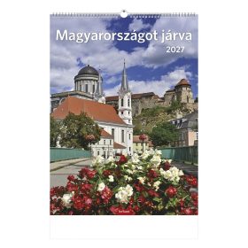   Falinaptár TOPTIMER T093 310x420mm álló Magyarországot járva 2027
