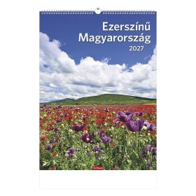   Falinaptár TOPTIMER T093 310x420mm álló Ezerszínű Magyarország 2027