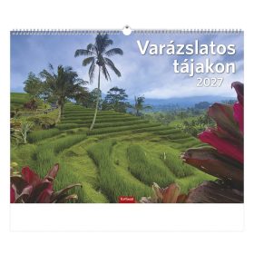   Falinaptár TOPTIMER T093 420x310mm fekvő Varázslatos tájakon 2027