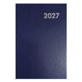 Határidőnapló ALISCA B/6 heti fehér lapos kék 2027