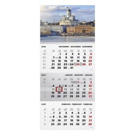   Speditőr naptár TOPTIMER T072 1 tömbös 3 havi Város 2027