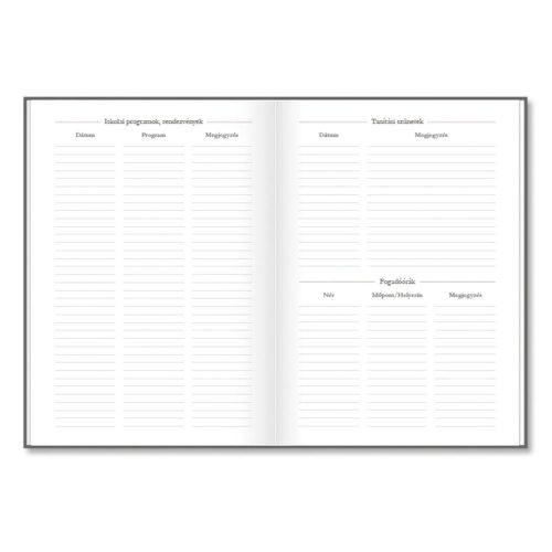 Tanári zsebkönyv PD CALENDAR papírborító A/5 Compass 2026-2027
