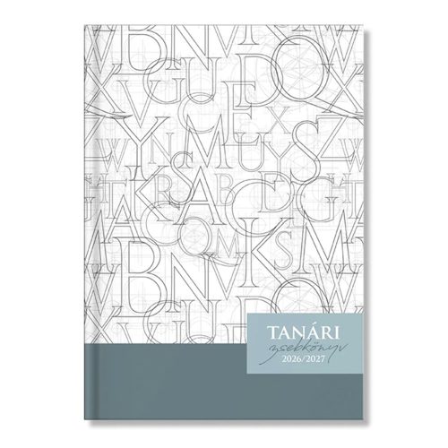 Tanári zsebkönyv PD CALENDAR papírborító A/5 Letters 2026-2027