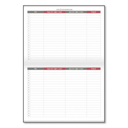 Tanítói zsebkönyv PD CALENDAR papírborító A/5 Birds 2026-2027