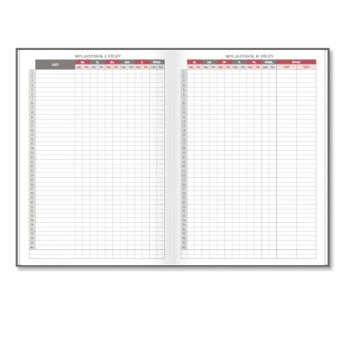 Tanítói zsebkönyv PD CALENDAR papírborító A/5 Birds 2026-2027