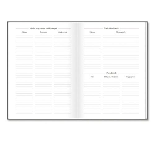 Tanítói zsebkönyv PD CALENDAR papírborító A/5 Birds 2026-2027