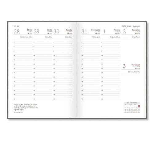 Tanítói zsebkönyv PD CALENDAR papírborító A/5 Birds 2026-2027