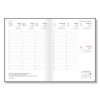 Tanári zsebkönyv PD CALENDAR műbőr A/5 heti barna 2025-2026