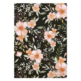   Határidőnapló LIZZY CARD B/6 napi keménytáblás Black or orange 2026.