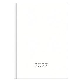   Határidőnapló VECTRALINE Monocolor fehér B/6 heti fehér lapos 2027